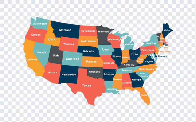 USA Map with State, State Names, USA MAP, United States of America Map, Map with State Names, USA Map with State Names, USA Map, PNG, PNG Images, Transparent Files, png free, png file, Free PNG, png download,