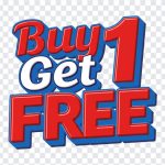 Buy One Get One Free, Buy One Get One, Buy One Get One Free PNG, Sale PNG, PNG, PNG Images, Transparent Files, png free, png file, Free PNG, png download,