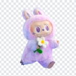 Purple Labubu, Purple, Purple Labubu PNG, Labubu PNG, Transparent Labubu, Soft Toy, Plush Toy, PNG, PNG Images, Transparent Files, png free, png file, Free PNG, png download,