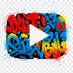 Youtube Graffiti Logo, Fancy Youtube Logo, Youtube Logo PNG, Youtube Graffiti Logo PNG, Youtube, PNG, PNG Images, Transparent PNG Images, png free, png file, Free PNG, png download,