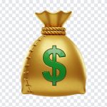 Gold Dollar Bag, Gold Dollar, Gold Dollar Bag PNG, Dollar Bag PNG, Gold, PNG, PNG Images, Transparent PNG Images, png free, png file, Free PNG, png download,