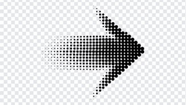 Halftone Arrow, Blaack Halftone, Black Arrow, Halftone, Halftone Arrow PNG, Arrow PNG, PNG, PNG Images, Transparent PNG Images, png free, png file, Free PNG, png download,