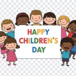 Children's Day Board Illustration, Children, Children's Day Illustration PNG, Happy Children's Day, PNG, PNG Images, Transparent PNG Images, png free, png file, Free PNG, png download,