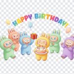 Popmart, Soft Toys, Labubu PNG, Labubu Birthday Wishes Free Transparent PNG, Labubu Birthday Wishes, PNG, PNG Images, Transparent PNG Images, png free, png file, Free PNG, png download,