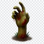 3D zombie hand with blood dripping, realistic texture, perfect for Halloween designs