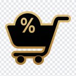 Black Friday Shopping Cart Icon Transparent, Shopping Cart Icon, Black Friday, Black Friday Shopping Cart, PNG, PNG Images, Transparent PNG Images, png free, png file, Free PNG, png download,