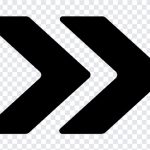 Double Right Arrow PNG