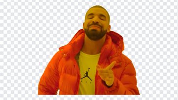Drake meme image with two contrasting expressions on a transparent background