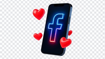 3D Smartphone Facebook Icon, Facebook App Logo on Phone PNG, Social Media Mobile Icon PNG, 3D Facebook App Screen Mockup, Facebook Logo Transparent Phone Image, PNG, PNG Images, Transparent PNG Images, png free, png file, Free PNG, png download,