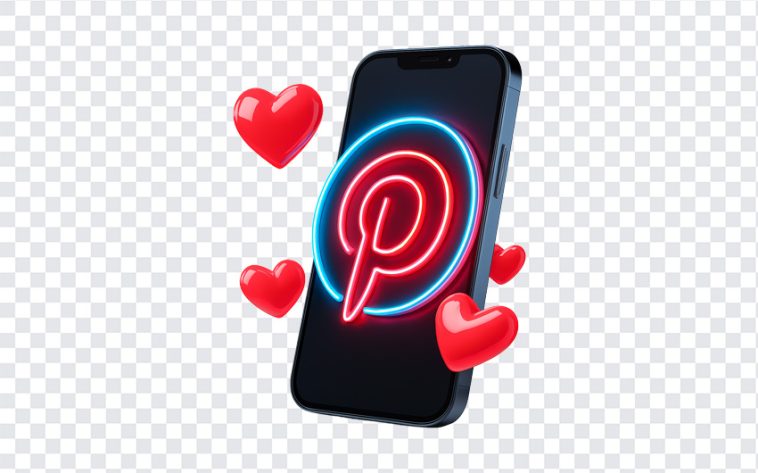 Pinterest Logo on 3D Mobile, 3D Mobile PNG, Pinterest, Pinterest Logo on 3D Mobile PNG, Pinterest Logo, PNG, PNG Images, Transparent PNG Images, png free, png file, Free PNG, png download,