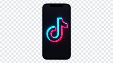 Tiktok Logo on Mobile, Tiktok Logo on, Tiktok Logo on Mobile PNG, Tiktok Logo, PNG, PNG Images, Transparent PNG Images, png free, png file, Free PNG, png download,