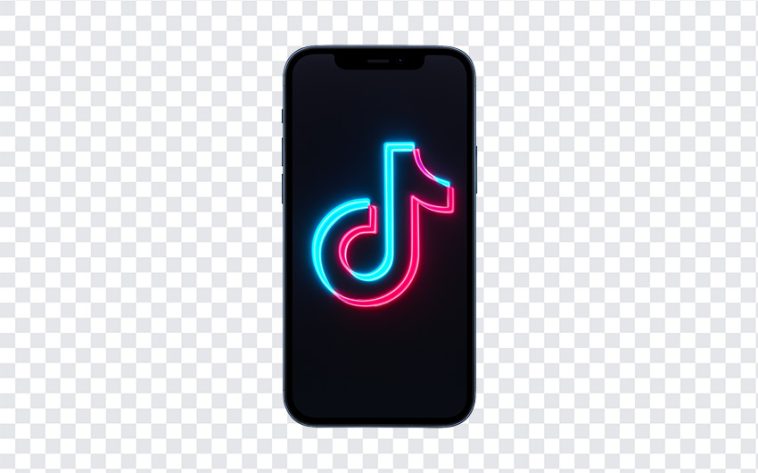 Tiktok Logo on Mobile, Tiktok Logo on, Tiktok Logo on Mobile PNG, Tiktok Logo, PNG, PNG Images, Transparent PNG Images, png free, png file, Free PNG, png download,