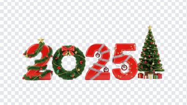 Christmas of Year 2025, 2025, Christmas Decorations, Christmas of Year 2025 PNG, Year 2025 PNG, PNG, PNG Images, Transparent PNG Images, png free, png file, Free PNG, png download,