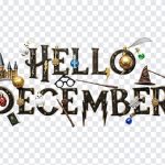 Hello December Harry Potter Style, Hello December, Hello December Harry Potter, Hello December Harry Potter Style PNG, Harry Potter, Christmas Vibes, Christmas, PNG, PNG Images, Transparent PNG Images, png free, png file, Free PNG, png download,
