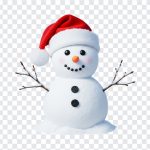 Snowman with Christmas Hat, Snowman, Christmas, Snow, Snowman with Christmas, Snowman with Christmas Hat PNG, Christmas Hat PNG, PNG, PNG Images, Transparent PNG Images, png free, png file, Free PNG, png download,