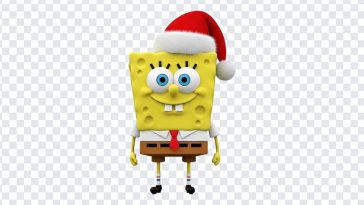 Spongebob with Christmas Hat, Spongebob with Christmas, Christmas, Spongebob with Christmas Hat PNG, Christmas Hat PNG, PNG, PNG Images, Transparent PNG Images, png free, png file, Free PNG, png download,