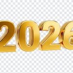 Gold 2026 Year Text, 2026 Year, 2026, Gold 2026 Year, Gold 2026 Year Text PNG, Gold 2026, PNG, PNG Images, Transparent PNG Images, png free, png file, Free PNG, png download,
