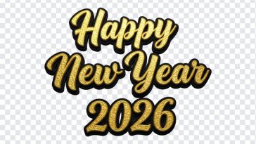 Happy New Year 2026 Text, 2026 Text PNG, 2026, Happy New Year 2026, Happy New Year 2026 Text PNG, Happy New Year, Year 2026, PNG, PNG Images, Transparent PNG Images, png free, png file, Free PNG, png download,