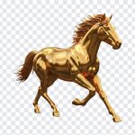 Golden Horse, Golden, Chinese Year, Chinese Golden Horse, Golden Horse PNG, Horse PNG, PNG, PNG Images, Transparent PNG Images, png free, png file, Free PNG, png download,