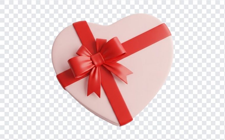 Heart Shaped Gift Box Top View, Gift Box PNG, Heart Shaped Gift PNG, Valentine's Gift, Heart PNG, PNG, PNG Images, Transparent PNG Images, png free, png file, Free PNG, png download,