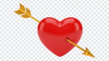 Heart with Arrow, Heart PNG, Heart with Arrow PNG, Heart, Valentine's, PNG, PNG Images, Transparent PNG Images, png free, png file, Free PNG, png download,
