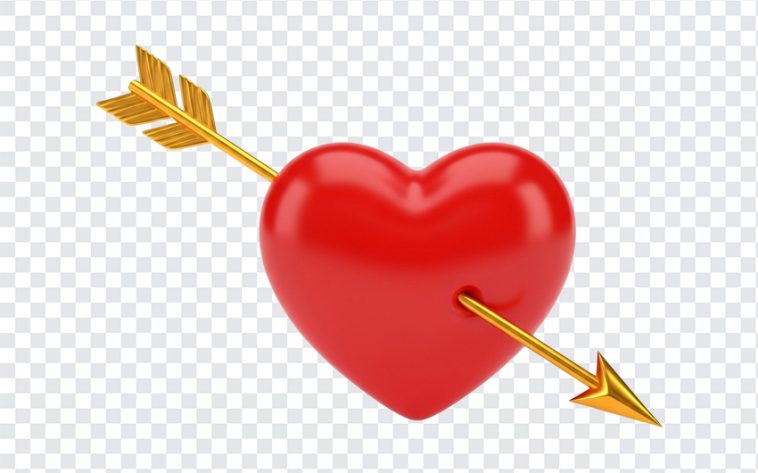Heart with Arrow, Heart PNG, Heart with Arrow PNG, Heart, Valentine's, PNG, PNG Images, Transparent PNG Images, png free, png file, Free PNG, png download,
