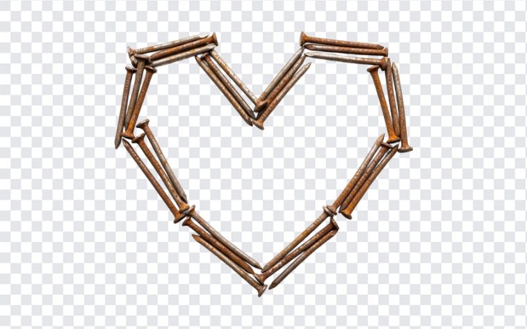 Heart with Nails, Nails PNG, Nail Heart, Heart with Nails PNG, Heart, PNG, PNG Images, Transparent PNG Images, png free, png file, Free PNG, png download,