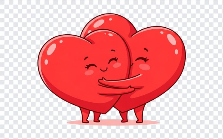 Hugging Hearts, Valentine's Clipart, Cliparts, Hugging, Hugging Hearts PNG, Hearts PNG, PNG, PNG Images, Transparent PNG Images, png free, png file, Free PNG, png download,
