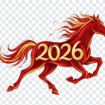 Lunar New Year 2026 Fire Horse Red Gold, New Year 2026, Fire Horse, Lunar New Year 2026, Lunar New Year 2026 Fire Horse Red Gold PNG, Lunar New Year 2026 Fire Horse, PNG, PNG Images, Transparent PNG Images, png free, png file, Free PNG, png download,
