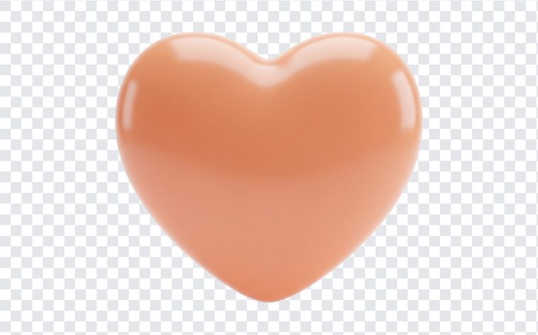 Peach Color Heart, Heart, Peach Color, Peach Color Heart PNG, Peach, Heart PNG, PNG, PNG Images, Transparent PNG Images, png free, png file, Free PNG, png download,