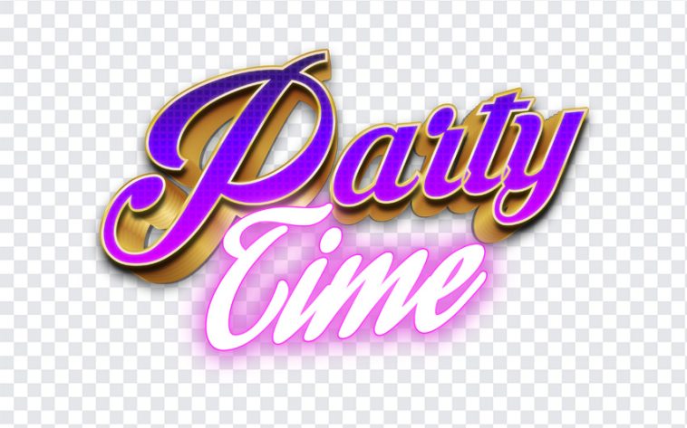 Party Time, Party, Party Time Text, PNG, PNG Images, Transparent PNG Images, png free, png file, Free PNG, png download,