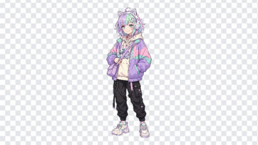 Anime Girl With Headphones, Anime Girl With, Anime Girl With Headphones PNG, Anime Girl, PNG, PNG Images, Transparent PNG Images, png free, png file, Free PNG, png download,