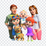 Cocomelon Family, Cocomelon Family Transparent PNG, Cocomelon, PNG, PNG Images, Transparent PNG Images, png free, png file, Free PNG, png download,