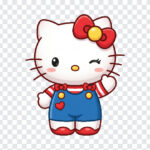 Hello Kitty Winking, Hello Kitty PNG, PNG, PNG Images, Transparent PNG Images, png free, png file, Free PNG, png download,