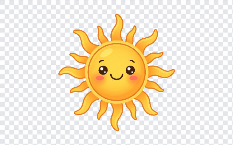 Summer Sun PNG, Sun Clipart Transparent, Cartoon Sun PNG, Smiling Sun PNG, Summer PNG Free, Sun Transparent Background, Summer Solstice PNG, Kawaii Sun PNG, Yellow Sun Clipart, Summer Design PNG