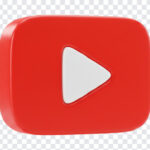 3D Youtube Logo, Youtube, 3D Youtube, 3D Youtube Logo PNG, PNG, PNG Images, Transparent PNG Images, png free, png file, Free PNG, png download,