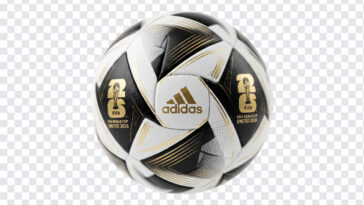 Fifa World Cup 2026 Soccer Ball PNG with sleek design for sports projects, transparent background PNG.