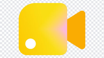 Google Meet New Icon 2026 PNG featuring a modern yellow design, ideal for digital branding, transparent background PNG.