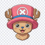 Tony Tony Chopper Onepiece Character Transparent PNG in cartoon style for digital projects
