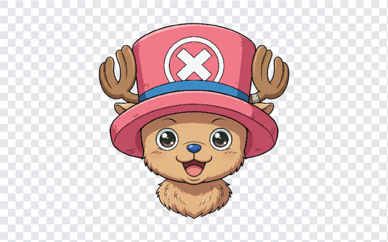 Tony Tony Chopper Onepiece Character Transparent PNG in cartoon style for digital projects
