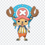 One Piece Tony Tony Chopper Transparent PNG in cartoon style, ideal for digital use, transparent background PNG.