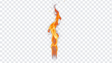 Fire Transparent PNG with realistic flame design for digital art and overlays, transparent background PNG.