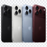 Apple IPhone 18 Pro Color Lineup PNG showcasing sleek design with transparent background PNG.