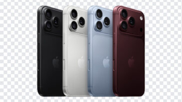 Apple IPhone 18 Pro Color Lineup PNG showcasing sleek design with transparent background PNG.
