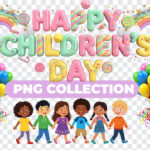 Children’s Day PNG Collection – Free Transparent Clipart with colorful design for celebrations