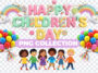 Children’s Day PNG Collection – Free Transparent Clipart with colorful design for celebrations