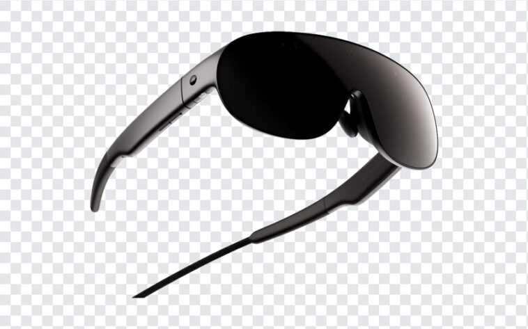 Meta VR Glasses sleek design for virtual reality experiences, transparent background PNG.