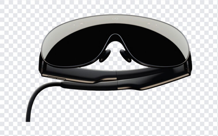 Meta VR Glasses PNG featuring sleek design and futuristic use case, transparent background PNG.