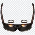 Meta VR Glasses Product Shot Transparent PNG, sleek design for virtual reality, transparent background PNG.