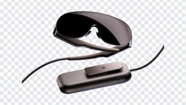 Meta VR Glasses Transparent PNG featuring sleek design and advanced technology, ideal for virtual reality projects, transparent background PNG.